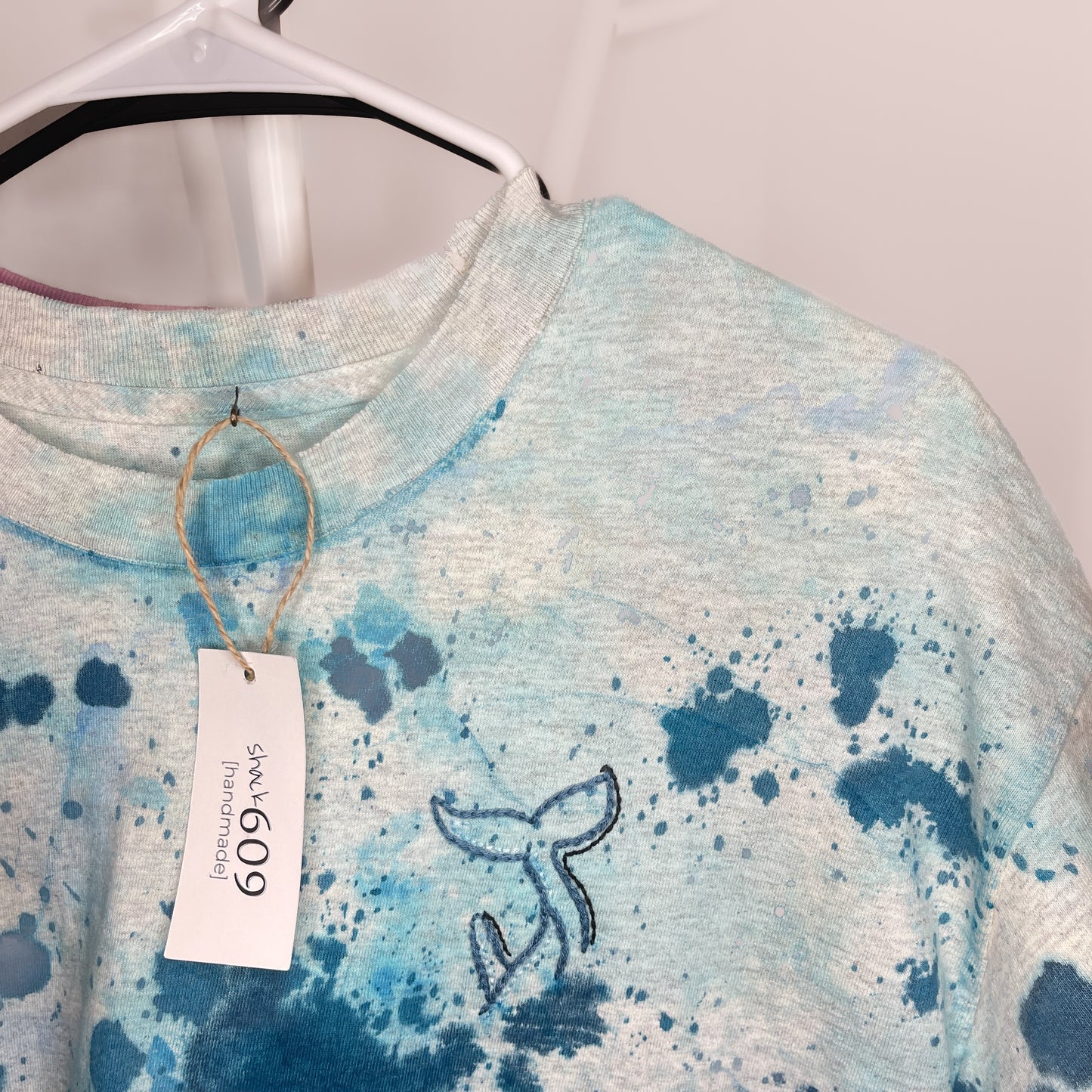 Splattered Whale Tail Tee