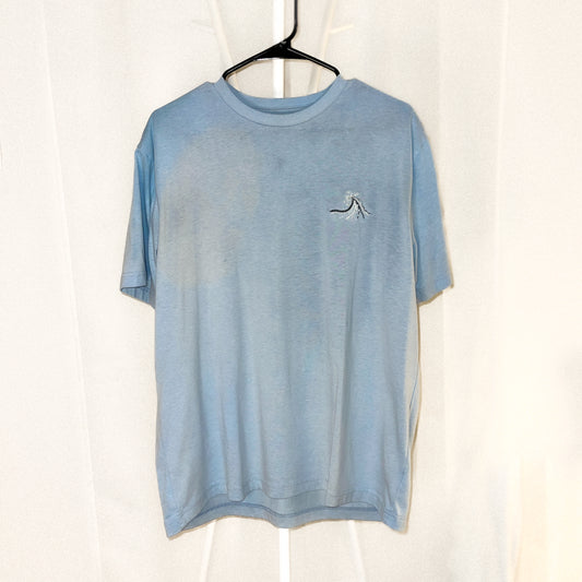 Multi-Stitch Embroidered Wave Tee
