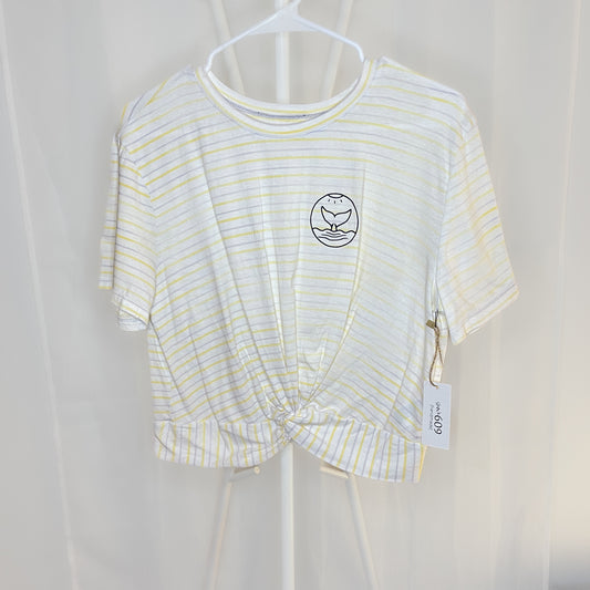 Striped Whale Tail Decal Tee