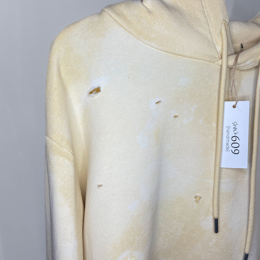 So Distressed Yellow Hoodie