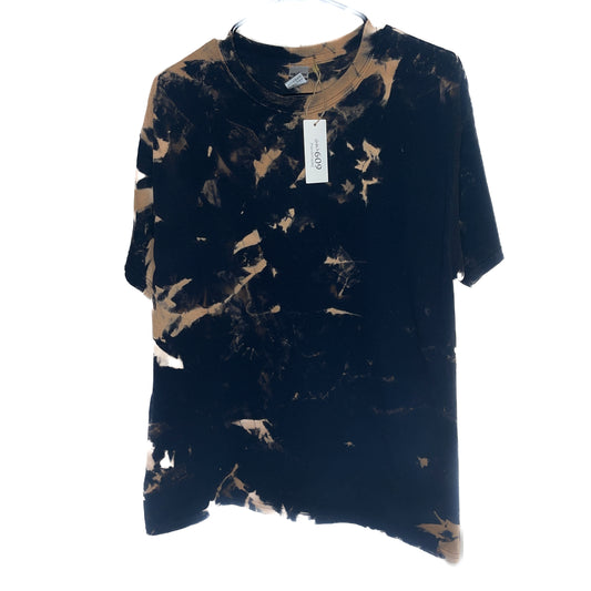 Black Marble Bleach Tee