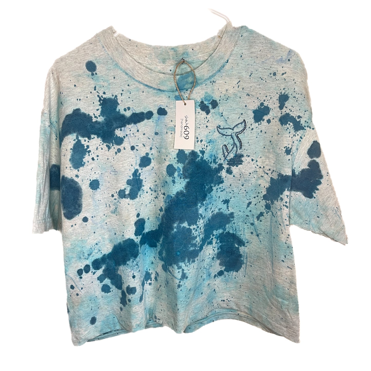 Splattered Whale Tail Tee