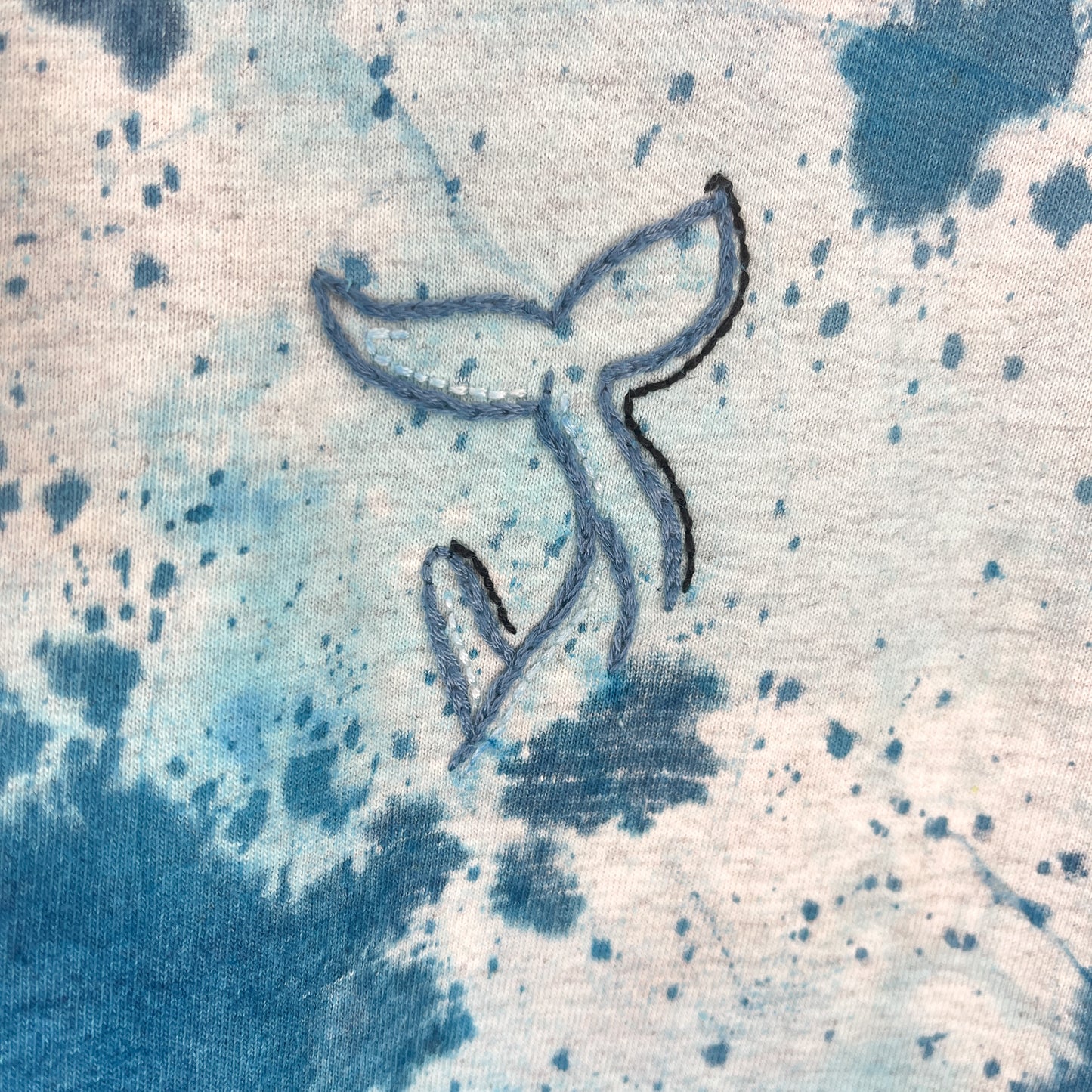 Splattered Whale Tail Tee