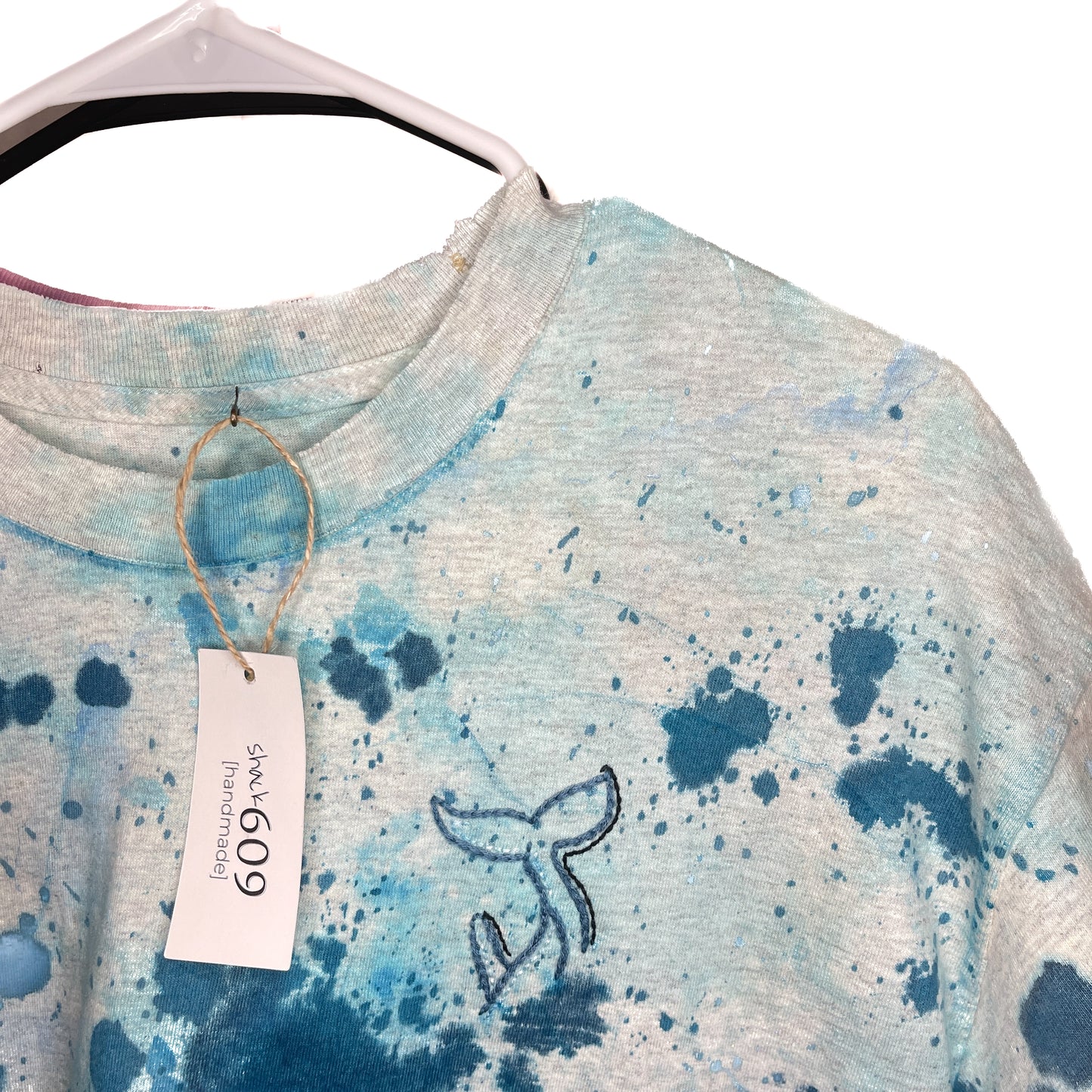 Splattered Whale Tail Tee