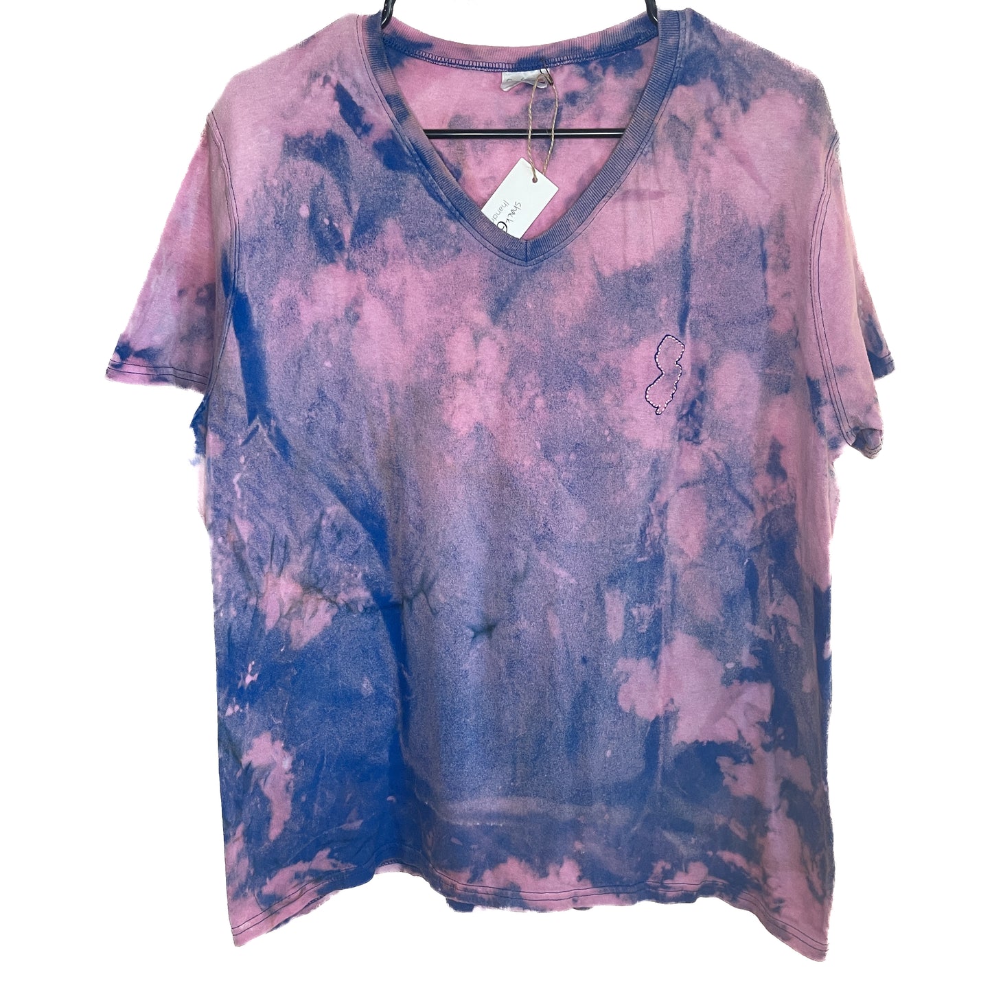 Dyed & Stitched NJ Tee - Stormy Dusk