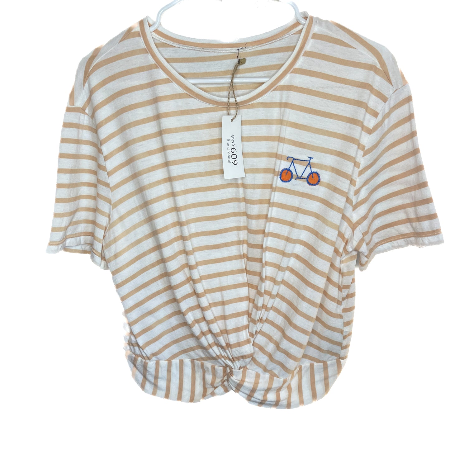 Striped Bicycle Stitch Tee