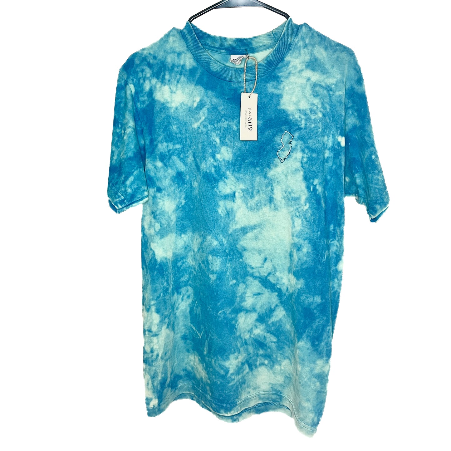 Dyed & Stitched NJ Tee - Ocean Tide