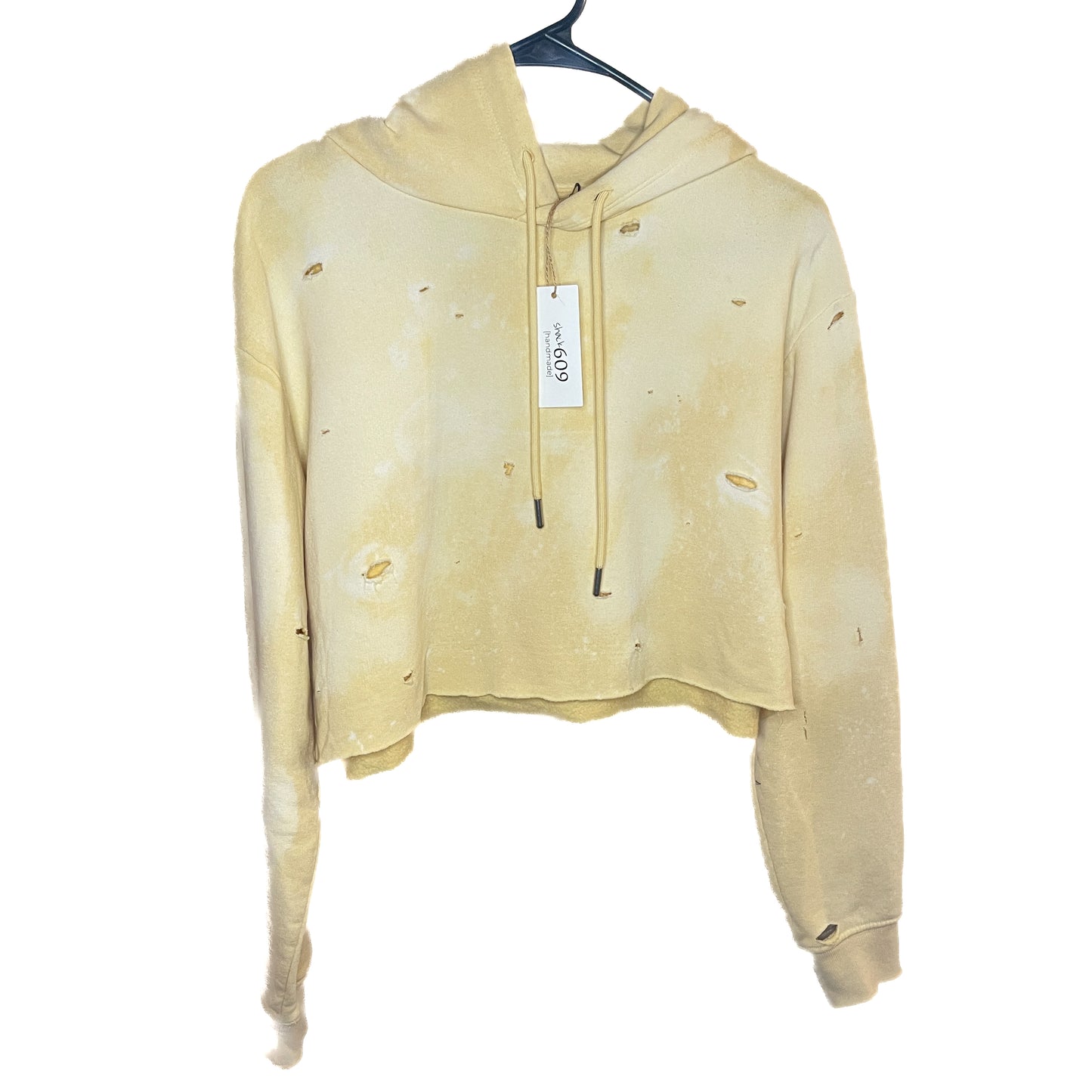 So Distressed Yellow Hoodie