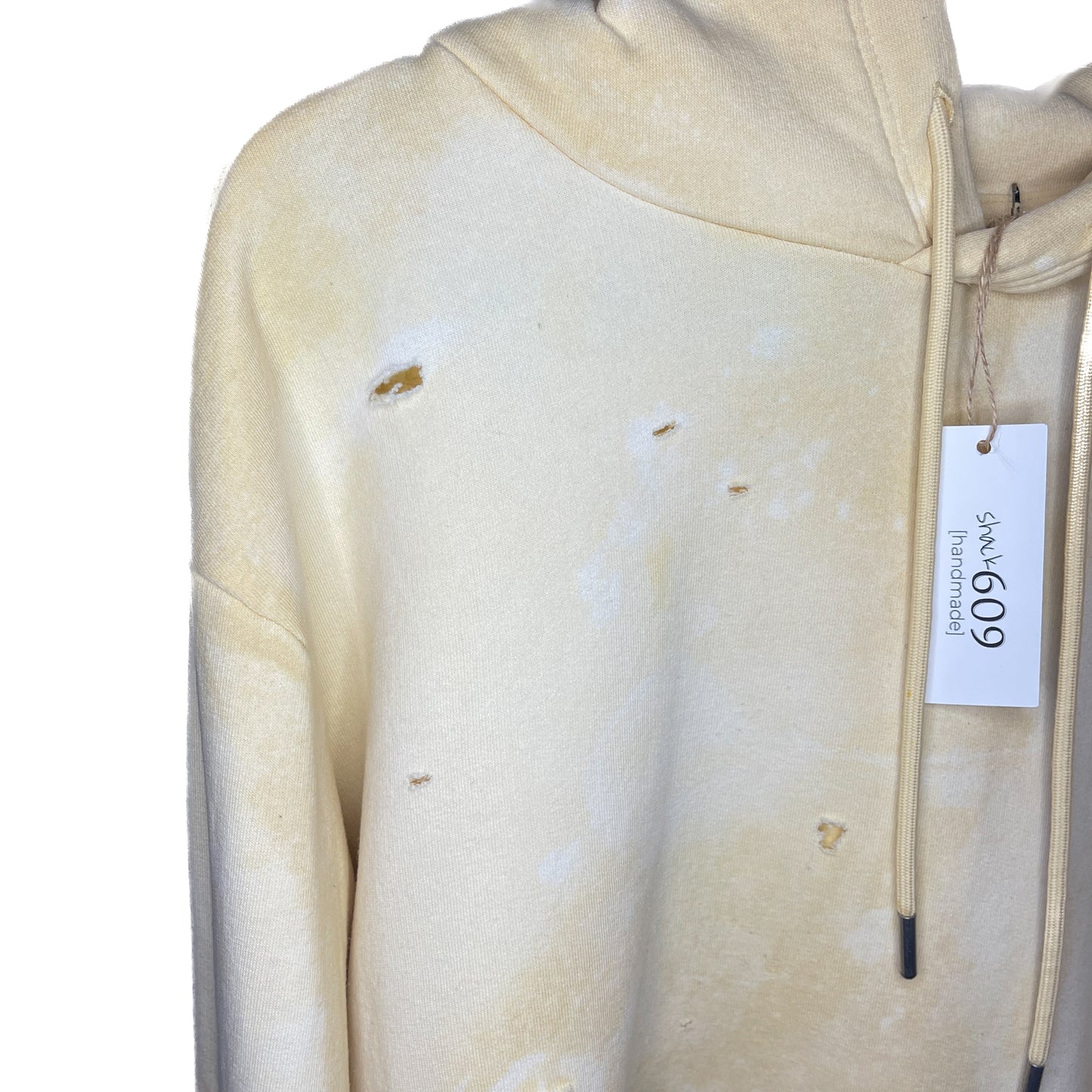 So Distressed Yellow Hoodie