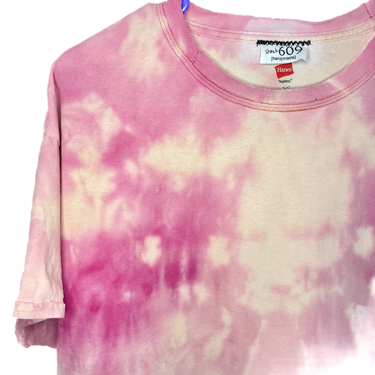 Dyed & Stitched NJ  Tee- Coral Sunset