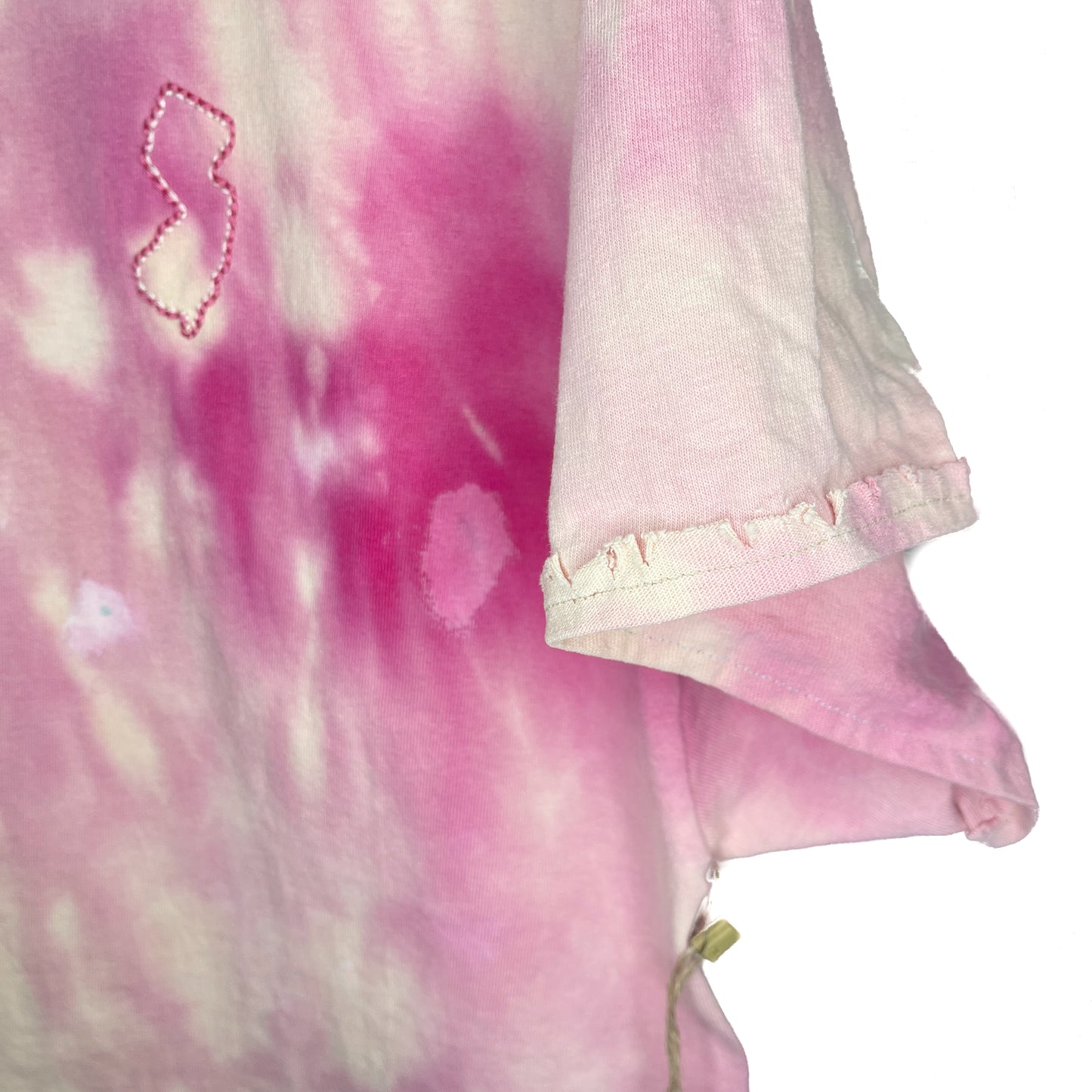 Dyed & Stitched NJ  Tee- Coral Sunset