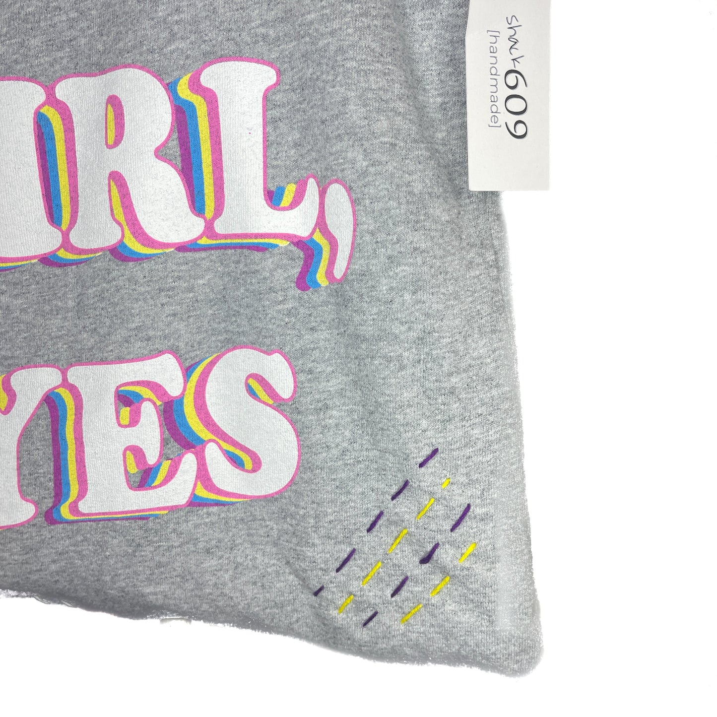 Upcycled & Stitched Yes Girl Beach Bag